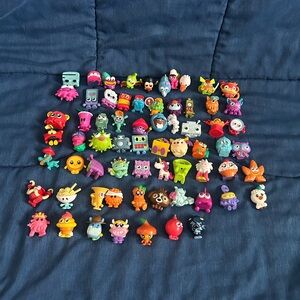 Moshi Monsters Lot of 67 Mini Figures, including several Ultra-Rare